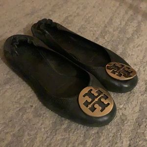 Black Tory Burch Flats